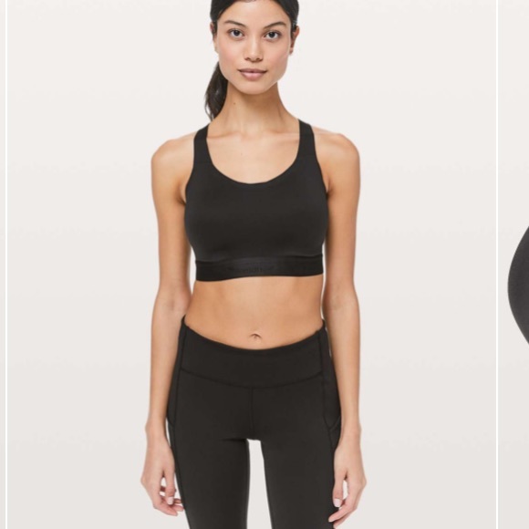 Lululemon athletica Fine Form Bra black logo - Picture 3 of 4